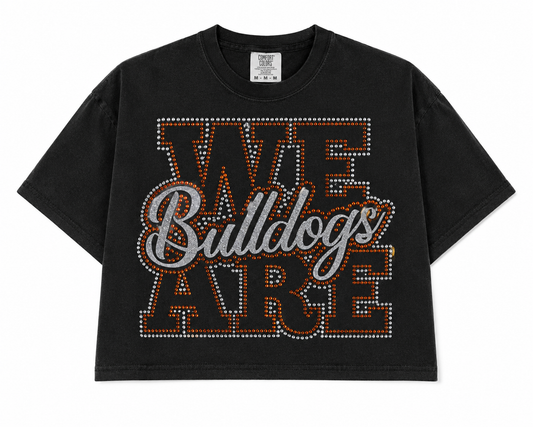 We Are Bulldogs Rhinestone Couture Tee