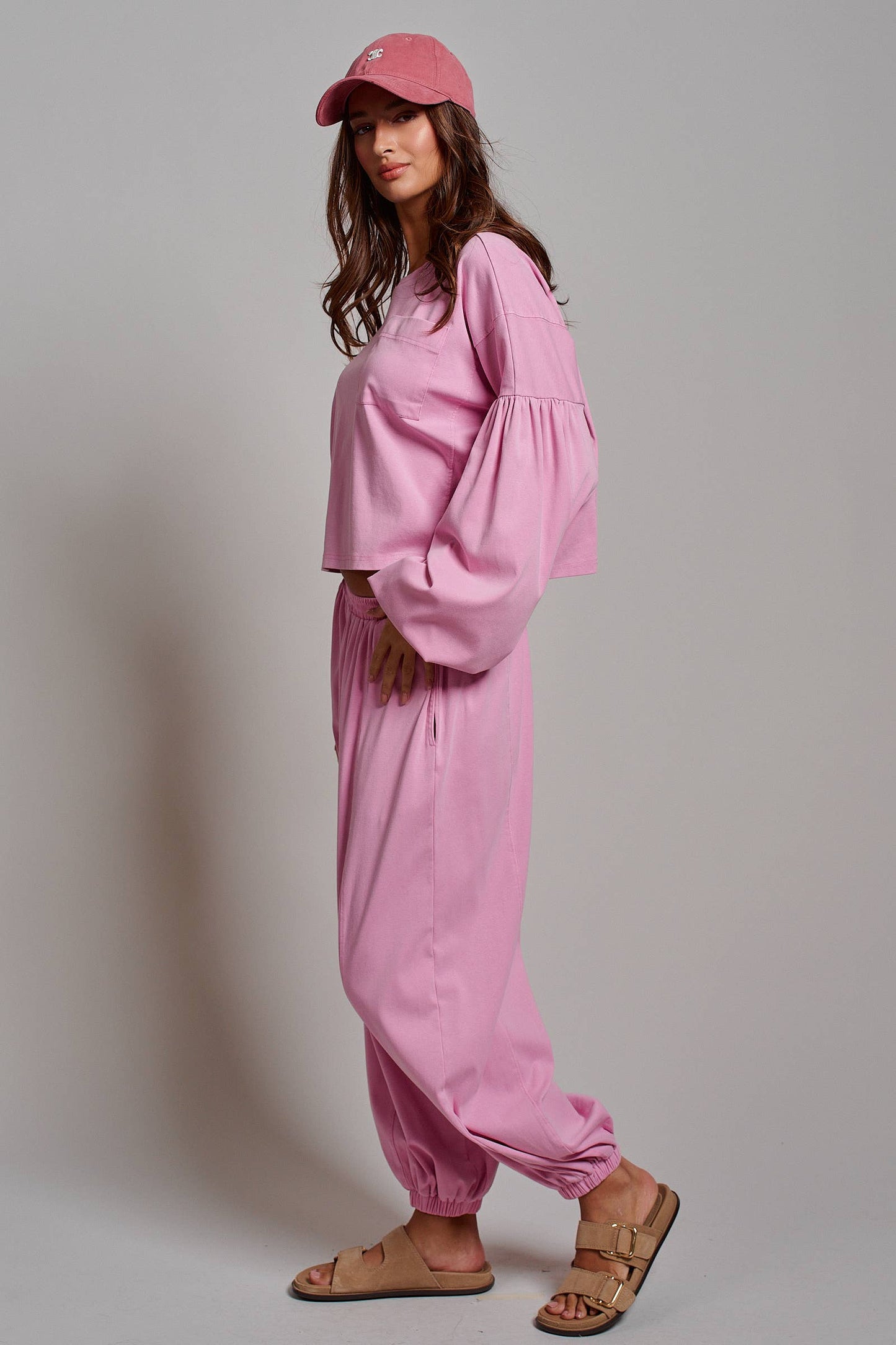 Mineral Wash Cotton Lounge Set-Preorder est ship 7/16