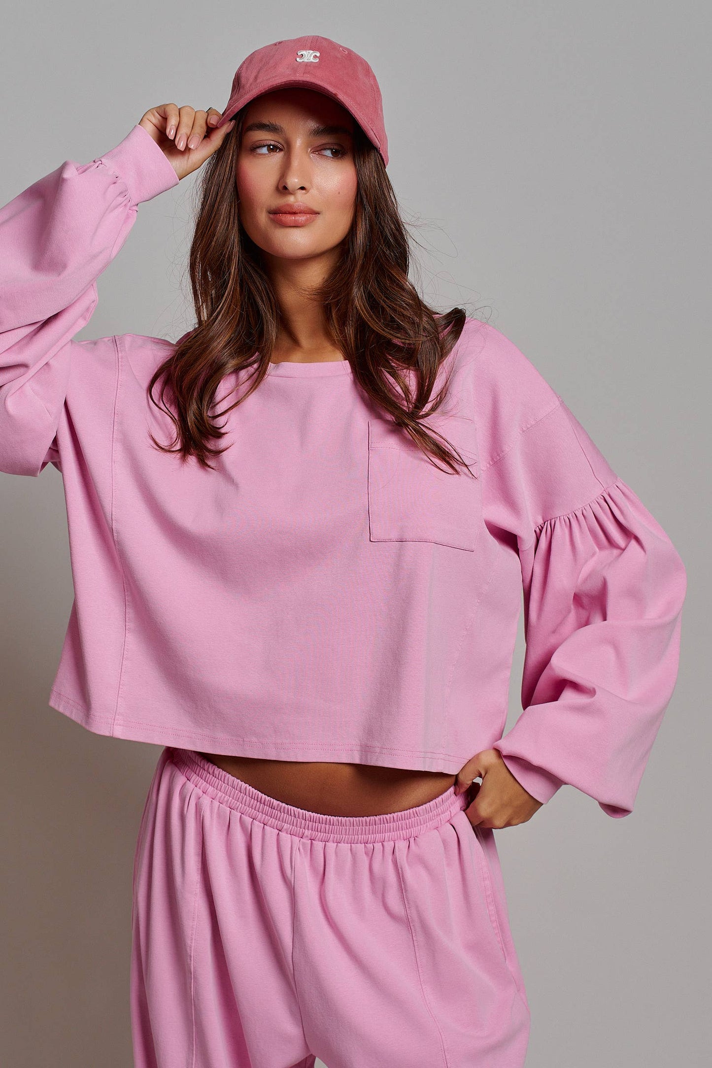 Mineral Wash Cotton Lounge Set-Preorder est ship 7/16