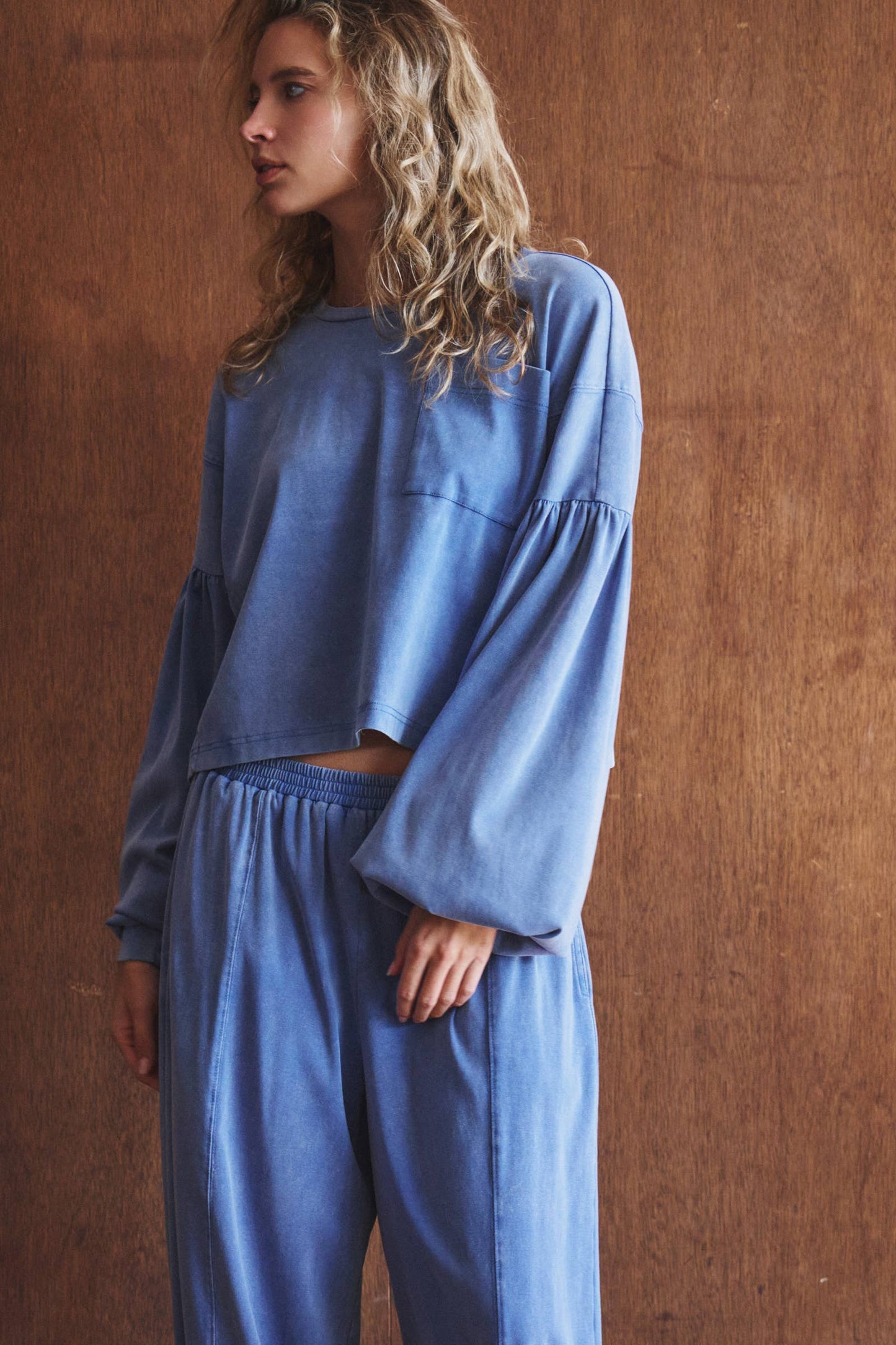 Mineral Wash Cotton Lounge Set-Preorder est ship 7/16