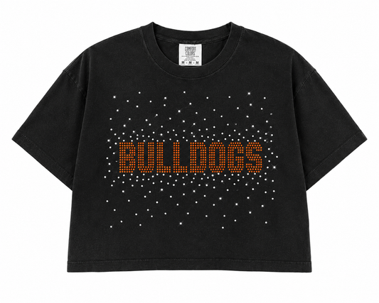 Bulldogs Rhinestone Sprinkle Tee