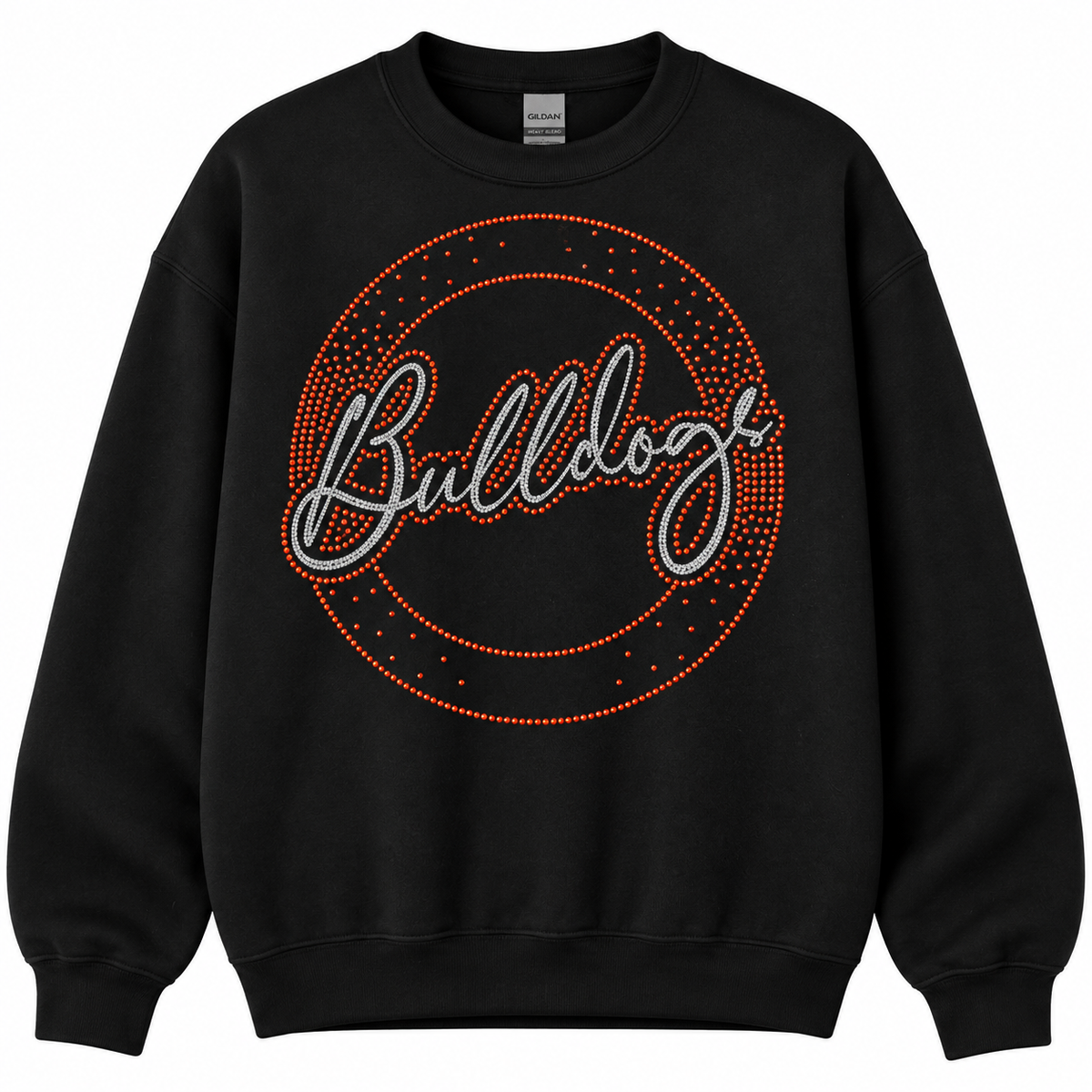 Bulldogs Rhinestone Crewneck Sweatshirt