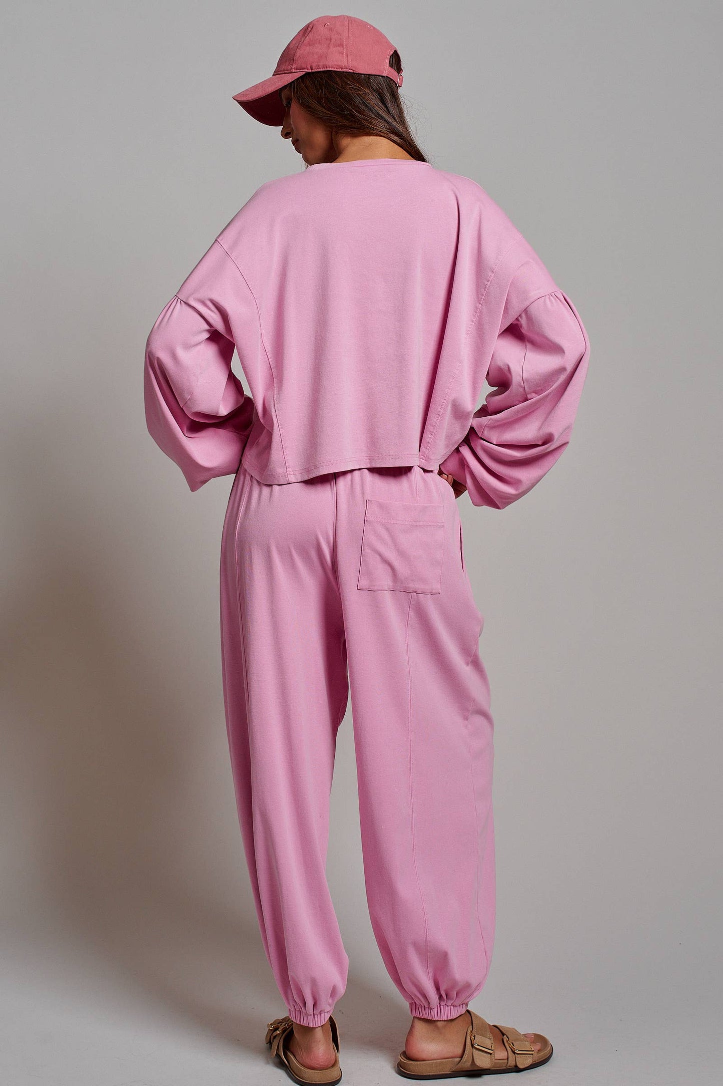 Mineral Wash Cotton Lounge Set-Preorder est ship 7/16
